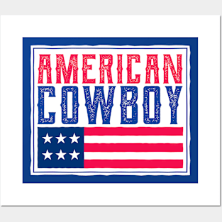 American cowboy Posters and Art